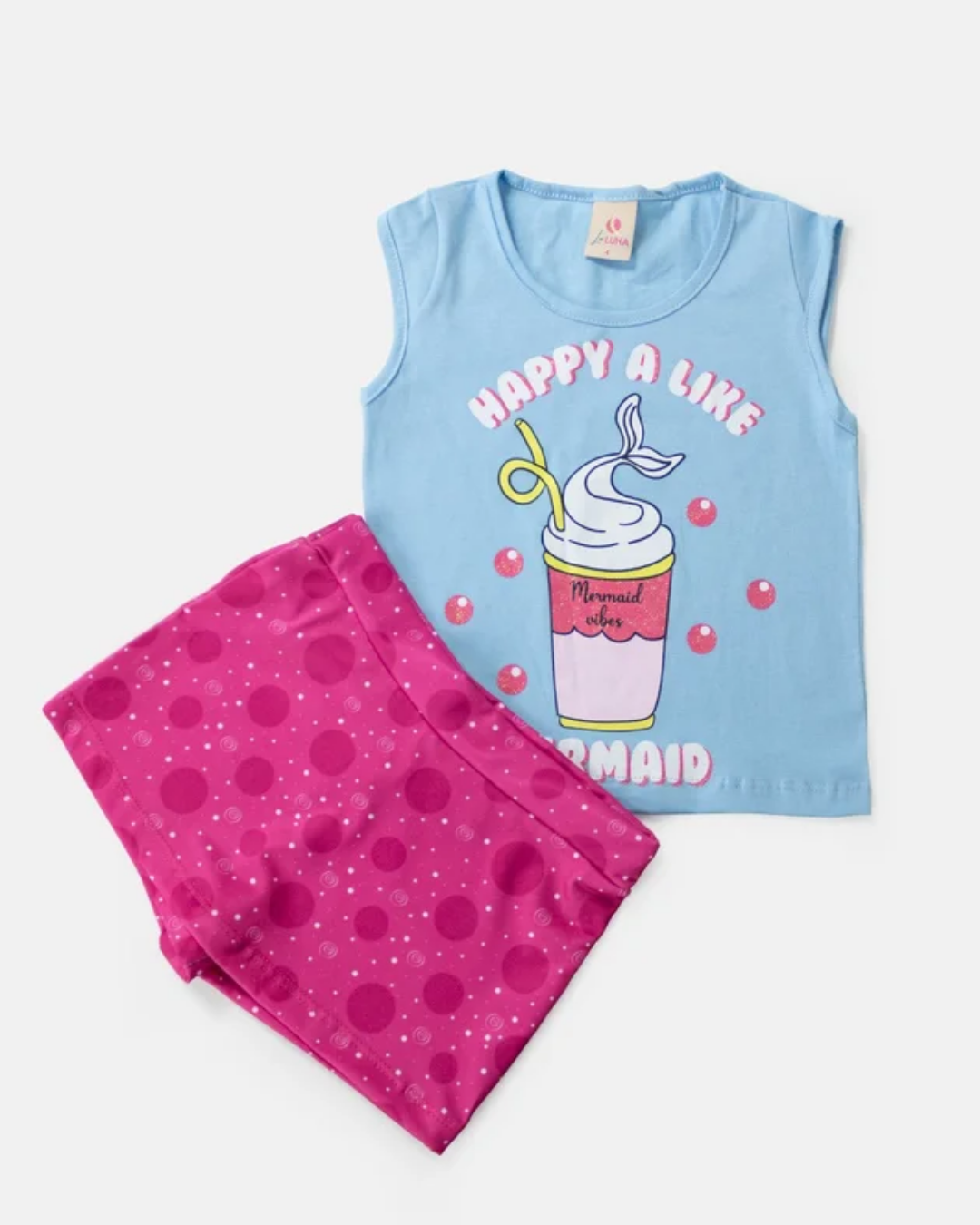 Conjunto Manga Regata Milkshake
